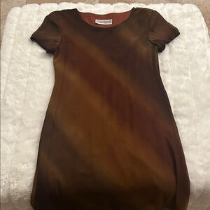 Jessica Howard Brown Gradient Midi Dress